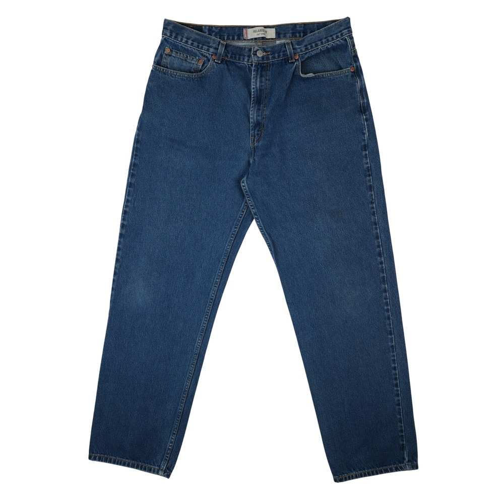 Levis 550 Relaxed Fit Jeans Mens 38x34 Blue Vintage 2003 Tapered Leg Denim